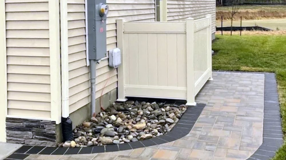rock drainage bed